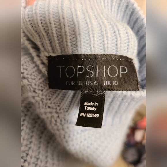 Topshop knit mock-neck sweater 6 - Picture 3 of 5
